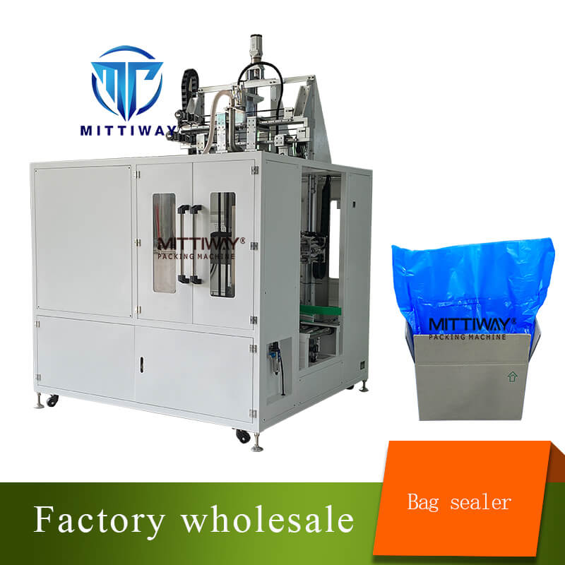 Bag decuffer sealing machine