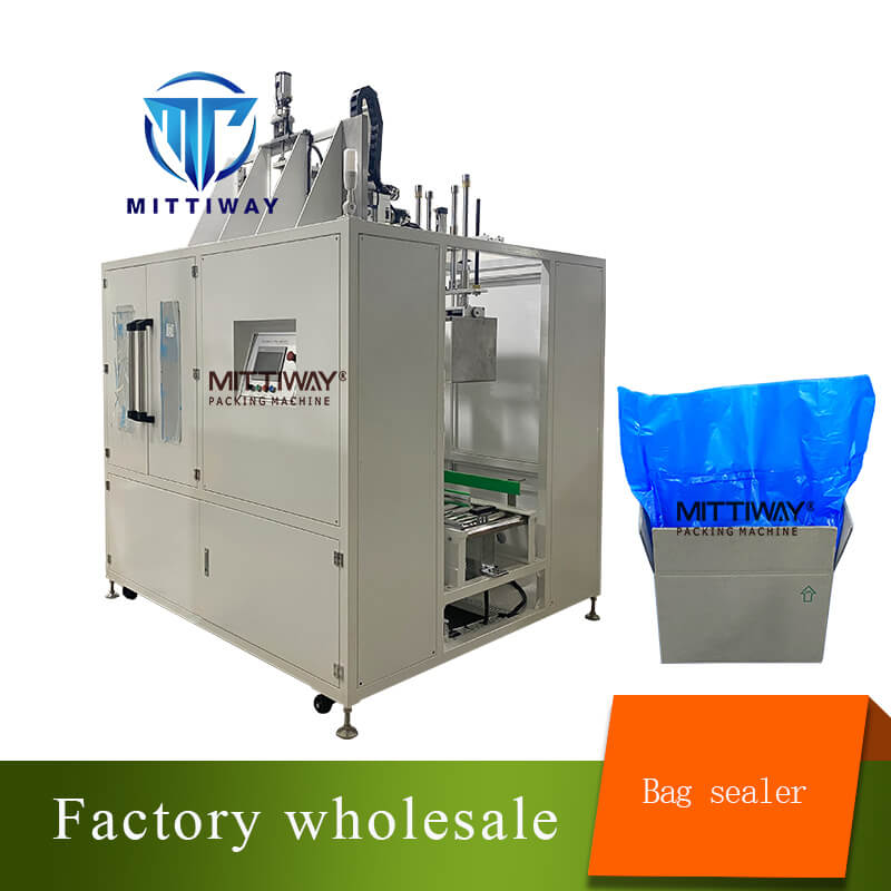 Bag decuffer sealing machine