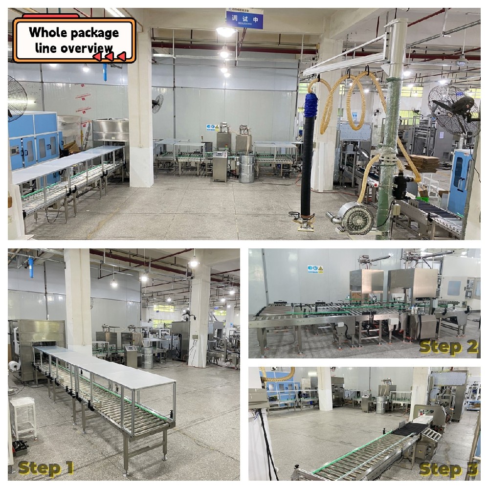 Shortening bagging packing whole machine automated packaging line