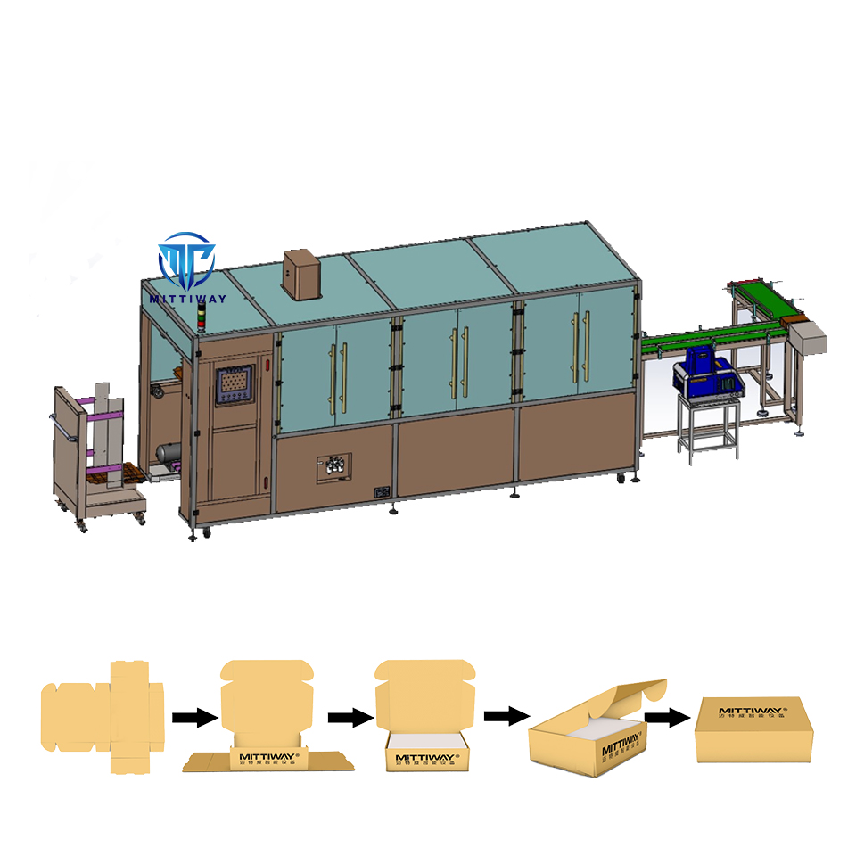 Latest research and development results Automatic hot melt glue tray former machine